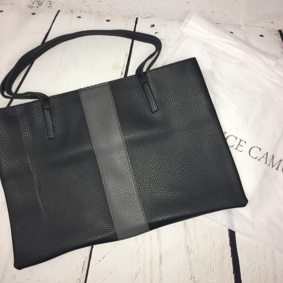 Vince Camuto Luck Tote Black and Grey - Picture 5 of 8
